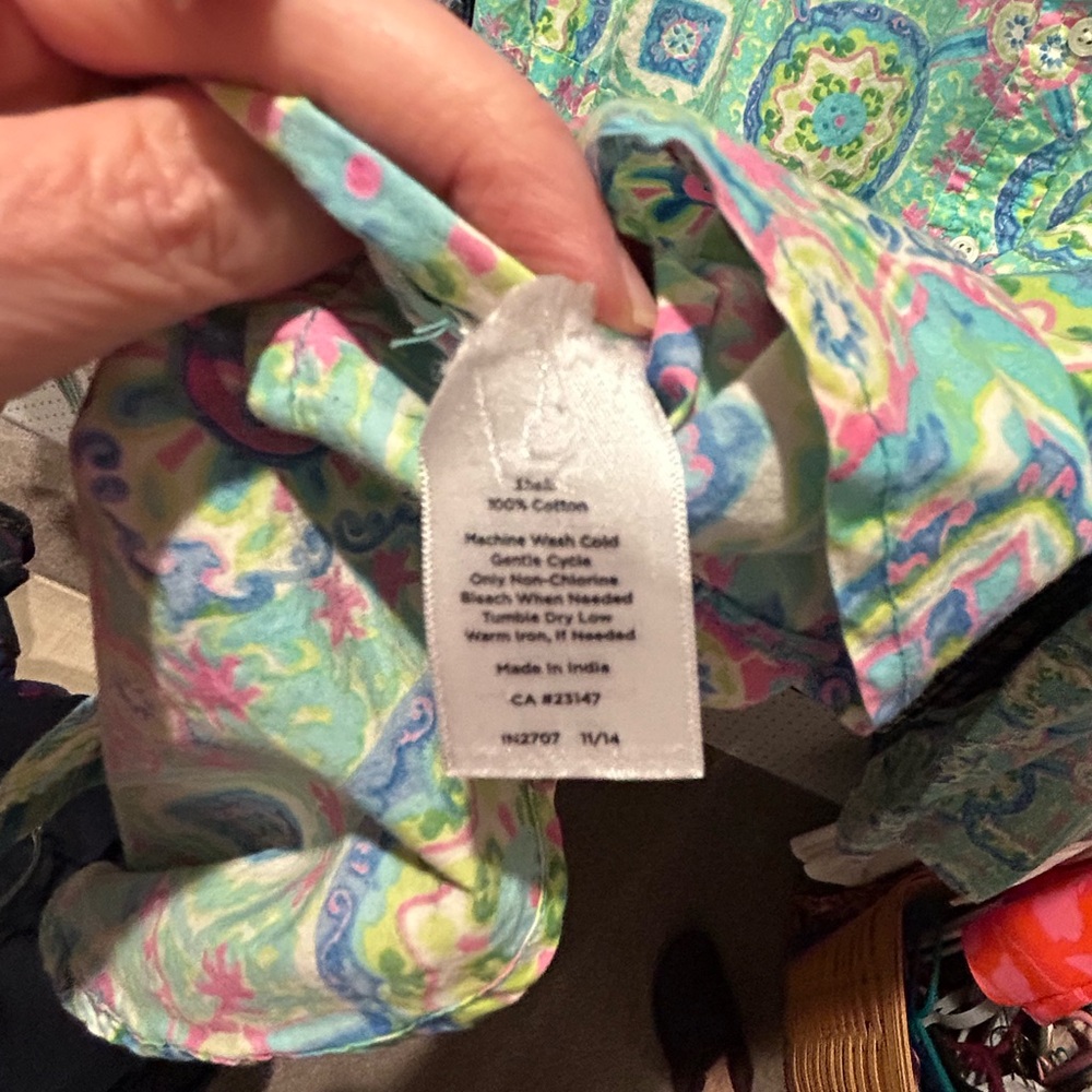 Talbots Multicolor Patterned Shirt - Picture 4 of 4